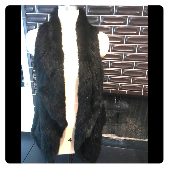 ply cashmere Sweaters - Rabbit Fur vest cashmere ribbed back size m ply cashmere Sweaters - Rabbit Fur vest cashmere ribbed back size m